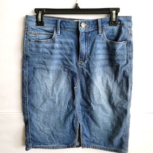 The Skinny Girl Jeans Blue Pencil Skirt